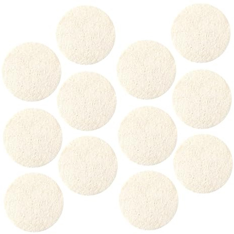 Healeved 12stücke Natürlicher Luffa-peeling-gesichtsschwamm Für Reinigung Luffa-gesichtswaschpads Zum Entfernen Von Make-up Wiederverwendbare Peeling-luffa Für Glatte Haut