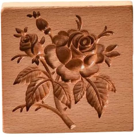 Biscuit Mould, Wooden Cookie Molds,Biscuit,Biscuit Stamper Biscuit Baking Mould Wooden Baking 3D Press Stamper Biscuit Press DIY Baking Wooden Mould