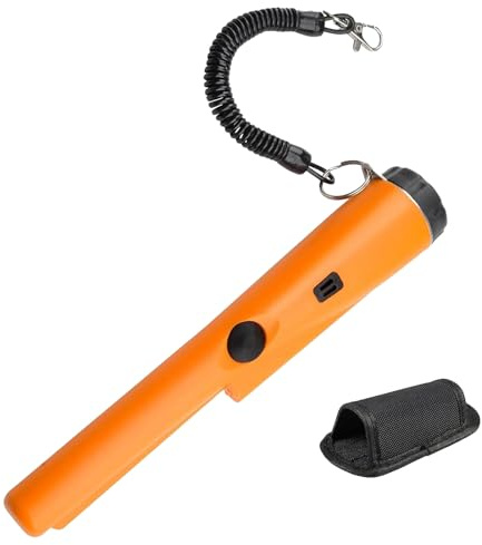 Pinpointer Détecteur de métaux – Plastique ABS, design étanche | Détecteur portable de haute précision pour trésor en plein air, testeur portable professionnel avec étui pour l'exploration d'aventure