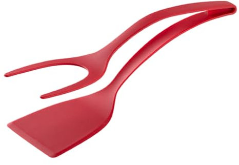 Paletta Per Uova - Spatola In Plastica Per Hamburger | Paletta Per Girare Le Uova | Pinza Da Cucina Antiaderente Con Manico Ergonomico | Utensile Flessibile Termoresistente Per Girare Frittate