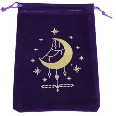 Trufolxiaz Tarot Oracles Karten Aufbewahrungstasche Schmuck Schmucktaschen Velvets Drawess Bag Divinations Accessoire Für Tarot Enthusiasten Velvets Schmucktaschen Spielkarten Aufbewahrungsbeutel