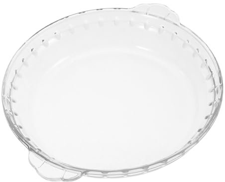 ZUNOXAZ Microwave Glass Lid Glass Plate Baking Dish Microwave Cover for Food Oven Baking Dish Plate Cover Pan Quiche