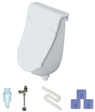 Urinal Mit Deckel, Wasserlose Urinal Mit Deckel Für Jungens Und Männer, Wandmontiertes, Geeignet Für Wohnungen, Öffentliche Toiletten, Restaurants, Einkaufszentren, Bürogebäude