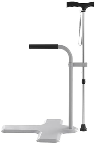 Aufstehhilfe für Senioren, Höhenverstellbare Stand Gehstock - Multifunktional Gehhilfe Stehhilfe Aufstehhilfe Mobilitätshilfe für Senioren, Behinderte und Menschen mit Handicap, 150 kg Tragkraft