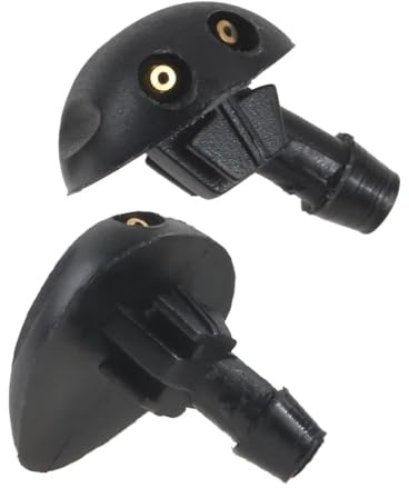 Compatible Avec Megane Pour I 1996-2003 Pour Scenic 1997-1999 Pour Logan MK1 2004-2011 2 Pièces Essuie-glaces Avant Voiture Buse Lave-glace Vaporisateur
