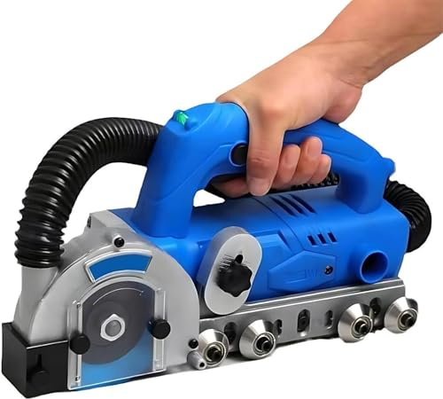Herramienta eléctrica de eliminación de lechada, máquina de corte de azulejos de 1200 W para una eliminación eficaz de lechada y cemento, ideal para reparación y redireccionamiento de azulejos de