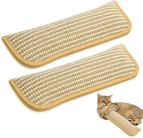 ELYIQI Lot de 2 coussins d'herbe à chat, pour l'entraînement à la mastication et la protection des meubles, avec rembourrage d'herbe à chat, idéal pour les chats domestiques et les chatons