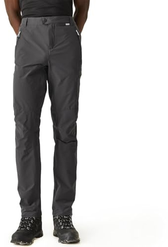 Regatta Mens Highton Water-Repellent UPF 40+ Walking Hiking Trousers - 36