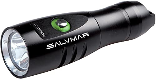 Salvimar Spotlight, Torcia Subacquea Unisex Adulto, Nero, Taglia Unica