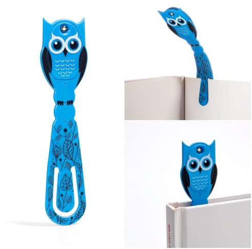 Gifts for Readers & Writers Luz de Lectura Flexilight Pal | Marcador y Luz de Lectura 2 en 1 | Lámpara LED con Clip | Luz de Libro para Leer para Niños, Adultos | Accesorios Libros | Regalo Lectores