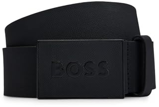 BOSS Herren Icon-S1_Sz40 Belt, Black1, 90