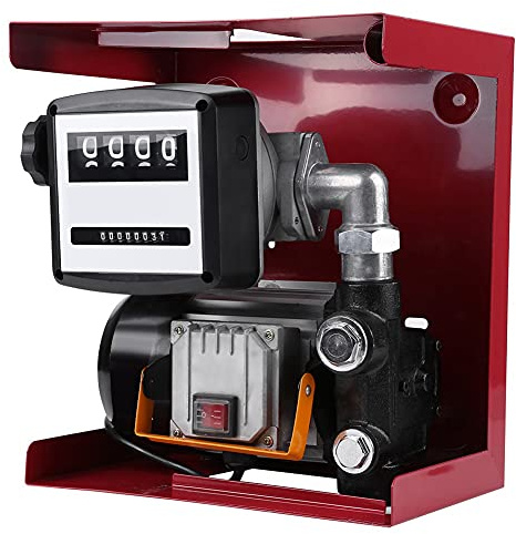 Wall Mounted Diesel Pump, Diesel Pump 550W 60L/Min Electric Fuel Self-Priming Transfer Pump 230V Oil Transfer Pump Fuel Pump Fuel Transfer Dispenser Pump for Vehicle, Oil Warehouse