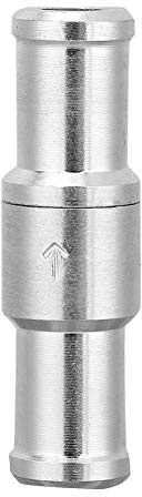 Clapet anti-retour unidirectionnel, clapet anti-retour unidirectionnel anti-retour de carburant, clapet anti-retour droit en ligne en aluminium, air liquide gaz combustible (12mm)