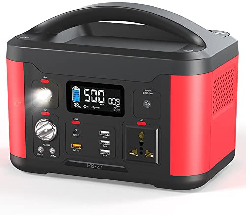 Centrale de Stockage d'énergie Portable 152800 mAh, générateur Solaire à Batterie au Lithium Lifepo4 à Onde sinusoïdale Pure 220 V Alimentation de Secours 600 W, Convient pour Le Camping, Les Pique-