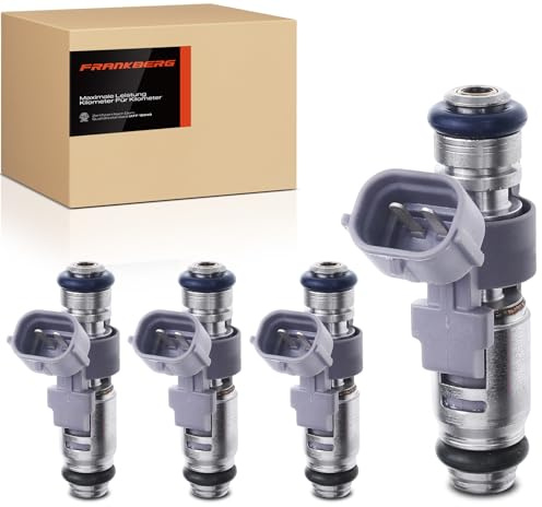 Frankberg 4x Einspritzventil 0279980311 | Kompatibel mit 307 3A/C, 207 WA WC, 307 SW 3H, C3 Pluriel HB, 206 Hatchback 2A/C, C2 JM, C4 I LC, 1.0070000000000001E3 KM