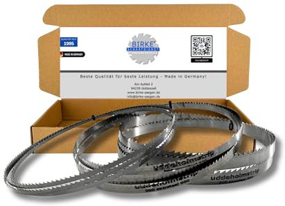 Uddeholm - Set di lame per sega a nastro, 6/10/15 mm, larghezza 1400 mm, lunghezza