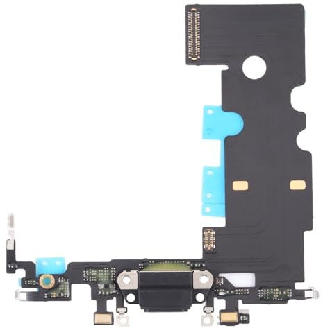YuYue Electronic Sostituzione del Cavo Flessibile del Cavo della flessione del Microfono della Porta di Ricarica USB Compatibile con iPhone SE 2022 3rd / SE2020 2rd Gen Nero