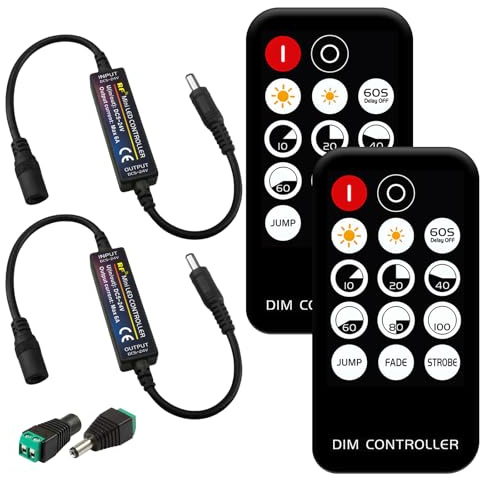 Vegena 2 mini controller dimmer rf, controller LED, controller a strisce LED, mini rf telecomando 14 tasti per Fcob 3014 5630 5730 3528 strisce LED per strisce Cct