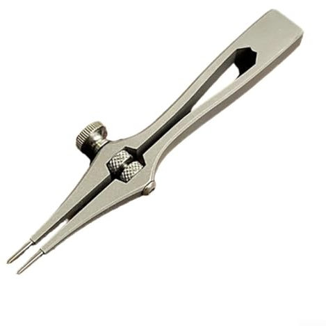 Precisión cumple con la durabilidad 16 mm espaciado ajustable Cincel manual de cuero diseñado para artesanía fina (B)