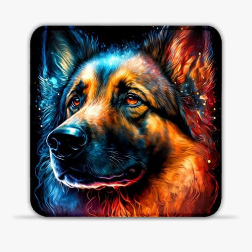 Tapis Souris Portable Shepherd (30X30) CM 11.81(in) Tapis Souris Jeu SU Tapis Souris en Tissu Tapis Souris d'ordinateur avec Compatible avec Les Souris Laser et optiques
