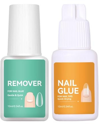 Solvente Professionale Per Colla Per Unghie In Gel - Soluzione Adesiva E Solvente Per Unghi Acrilica Ad Asciugatura Rapida | Set A Doppio Scopo Per La Cura Delle Unghie Del Salone Di Casa, Facile
