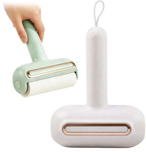 2026 New Reusable Silicone Lint Roller, Washable Pet Hair Remover for Home & Furniture(White,1)