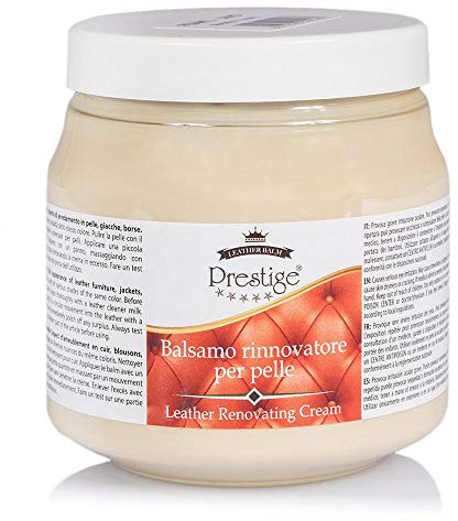 PRESTIGE CREMA PER RINNOVARE IL COLORE DI DIVANI SCARPE BORSE IN PELLE 300ml