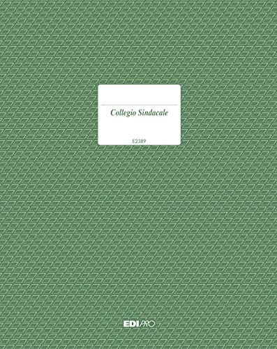 EDIPRO - E2389 - Verbale collegio sindacale 92 pagine numerate f.to 31x24,5