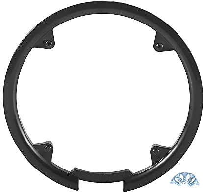 X AUTOHAUX 42 Teeth 10.4cm 4 Hole Bicycle Bike Crankset Chain Wheel Cover Black