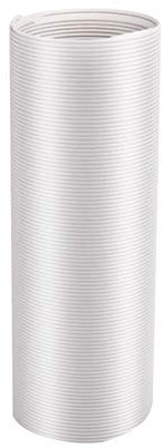 Tubo di Scarico Portatile per Climatizzatore, Canalina Condizionatore, Scarico Condensa Condizionatore, 150/130 cm, in PVC, Flessibile, Filettatura in Senso Antiorario