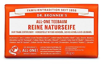 Dr Bronner's Naturseife Teebaum, 3 Stück á 140g