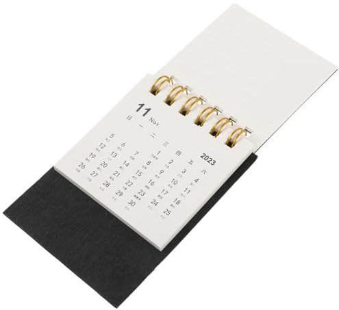 PRETYZOOM Mini-tischkalender Tragbarer Haushalts-standkalender Kompakter Monatskalender Praktisch Für Büro Zuhause Und Schule Langlebiges Benutzerfreundlich Aktualisierende Datumsanzeige