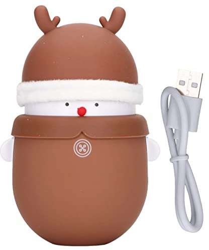 Wiederaufladbarer Handwärmer, 6000 MAh, 2-in-1-USB-Handwärmer-Powerbank, Tragbarer Handwärmer Mit Zwei Temperatureinstellungen Für Familie Und Freunde(braun)