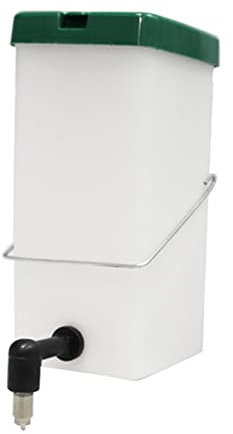Dualoai Abreuvoir Automatique, Distributeur d'eau, Bouteille de Boisson pour Petits Animaux Détachable pour Lapin, Caille, Poussin, Chinchilla, 1l