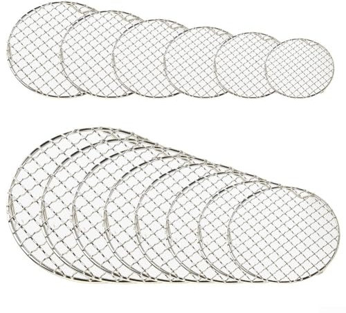 Plaque de grille de four en acier inoxydable 201, idéale pour tartes, gâteaux, biscuits et pizzas (28 cm)
