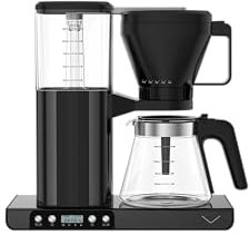 Vestel FCM9065 Golden Cup Filterkaffeemaschine mit Glaskanne, 1,25L Füllmenge, 10 Tassen Kapazität, 1550W, Warmhaltefunktion (Dark Inox)