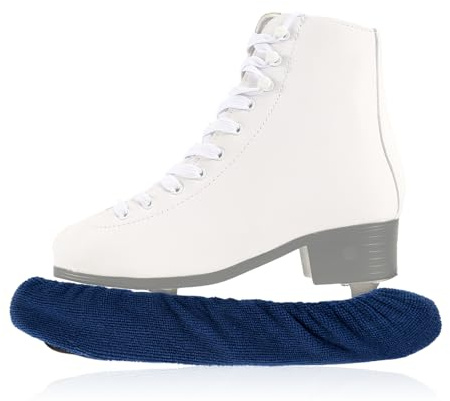 HJSSAA Kufenschoner für Schlittschuhe, Schlittschuhschoner für Schlittschuhe, Eiskunstlauf- und Schlittschuhe, Kufenschoner für Kinder, Jugendliche, Erwachsene, Blau, Größe M