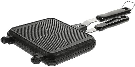 Cabilock Double Sided Non-stick Sandwich Baking Pan Hot Sandwich Maker Breakfast Pan