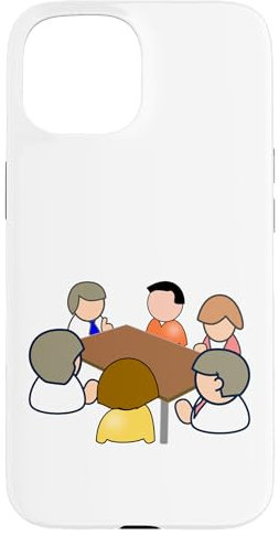 Meeting in The Conference Room Boardroom Meeting Office Case for iPhone 15