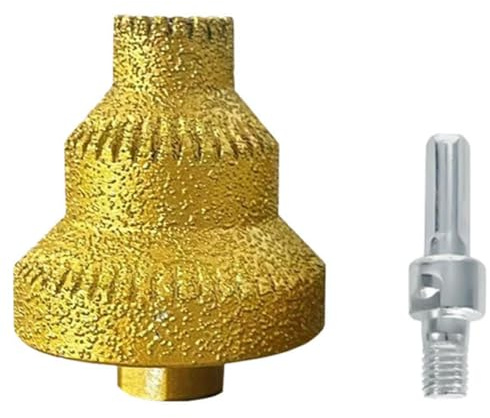 Fegtrtyoa Outils en Diamant M10 Foret Pagode Brasé Reamer Intégré pour Pierre, Plaque de, Carreaux de Tour