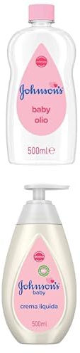 Johnson's Baby – Huile pour bébé (500 mL) + Lotion hydratante (500 mL) - Testé par des pédiatres et des dermatologues -