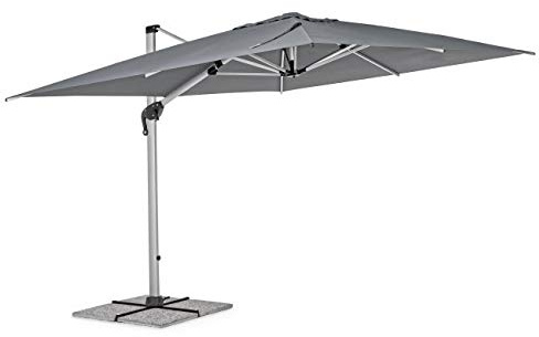 Bizzotto Ombrellone Braccio Ines 3x4 Anod-Grigio Scuro cod.0795609