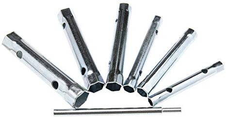 Be In Your Mind 6Pcs Spark Plug Spanner Set with T-Bar Wrenchh Socket Plumber Back Nut Tap