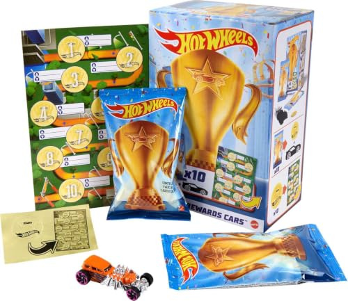 Hot Wheels GWN97 - Geschenkset mit 10 Die-Cast-Fahrzeugen im Maßstab 1:64, Spielzeug für Kinder ab 3 Jahren