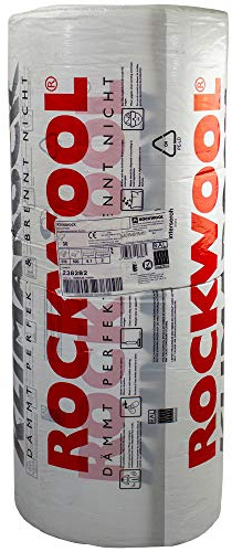 Rockwool Klimarock Steinwollmatte gitternetzverstärkt in verschiedenen Größen, Inhalt:Halbe Rolle, Dämmstärke in [mm]:60