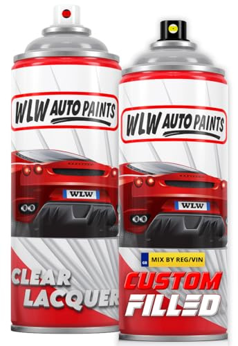 Xtremeauto Aerosol Spray Paint Can Kit Mixed to Car Registration - Perfect Match for Car Paint (Aerosol + Lacquer)