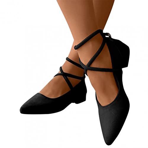 ticticlily Balerinaschuhe Damen Schuhe Bequeme Pumps Flache Schuhe Zum Abendkleid Elegant Für Hochzeit Sandalen Sommer Ballerinas Slip-On Sandalen
