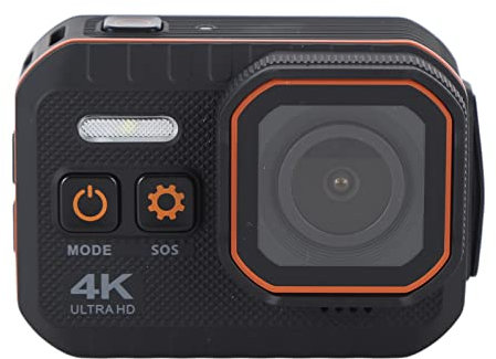 Alomejor 4K 60fps Actionkamera Unterwasser wasserdichte Kamera mit 170° Weitwinkelobjektiv für Outdoor-Sportarten