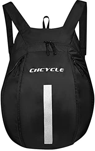 Motorrad-Rucksack, ausziehbar, 20 – 35 l, Helmtasche, Helmgurt, wasserdicht, tragbar