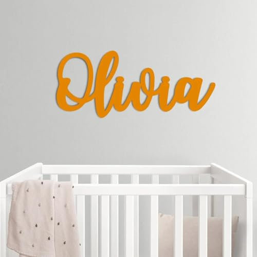 Holznamenschild, personalisierbares Namensschild für Kinderzimmer, Dekoration für Kinderzimmer, Hochzeitsschild, individuelles Namensschild, Holzbuchstabe, Türschild, personalisiertes Wanddekor-Schild